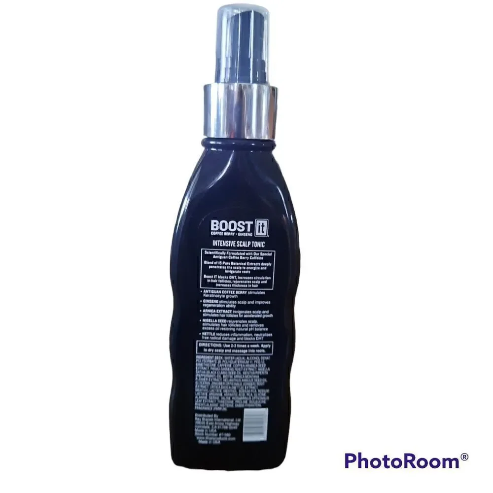 BOOST IT Intensive Scalp Tonic Spray for Men Hair Growth, Thicken 5.1oz